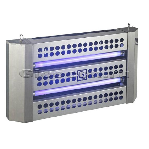 Лампа инсектицидная GLEECON H30 (s 100 м2) нерж. сталь,безосколочные лампы, клеевой лист – фото 1